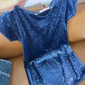 Blue classy and versatile dress